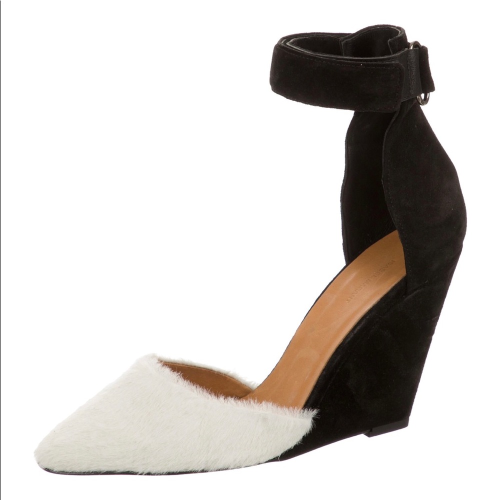 Closed toe wedge sandal